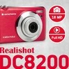 AgfaPhoto Agfa Photo DC8200 Raudona + etui + karta SD 16GB