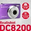 AgfaPhoto Agfa Photo DC8200 Violetinis + etui + karta SD 16GB