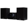 Muzikinis centras Aiwa Hi-Fi mikro garso sistema 20W RMS su Bluetooth/CD/USB grotuvu ir FM radiju, juoda