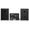 Muzikinis centras Aiwa Hi-Fi mikro garso sistema 20W RMS su Bluetooth/CD/USB grotuvu ir FM radiju, juoda