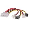 AKYGA AK-CA-34 Adapteris Molex/2 x 3-pin 12V/2 x 3-pin 5V 15cm