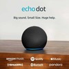Amazon Echo Dot (5. Gen) nešiojama išmanioji kolonėlė, Medžio anglies spalvos