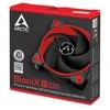 ARCTIC BioniX P120 Kompiuterio korpusui Aušintuvas 12 cm Juoda, Raudona
