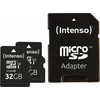 Atminties kortelė „Intenso Micro SD“ kortelė UHS-I 32 GB SDHC Premium dvigubas rinkinys