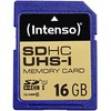 Atminties kortelė Intenso SDHC kortelė 16 GB 10 klasės UHS-I Premium