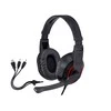 Tracer Gaming Zone Radian RGB Flow ausinės žaidimams, Juodos