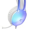White Shark Baltas Shark Baltas Shark žaidimų ausinės PEACOCK 2, pro PC, PS4/PS5, Mac, baltos spalvos