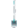Beldray LA00000031UFEU7 Anti-Bac Clip-To-Grip Bathroom Mop