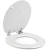Beldray LA00000073WHTEU7 Wooden Toilet Seat