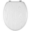 Beldray LA00000073WHTEU7 Wooden Toilet Seat