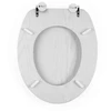 Beldray LA00000073WHTEU7 Wooden Toilet Seat
