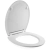 Beldray LA00000201WPEU7 Anti-bac Ultra-Slim Toilet Seat, Baltas