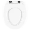 Beldray LA00000201WPEU7 Anti-bac Ultra-Slim Toilet Seat, Baltas