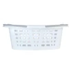 Beldray LA030450CRNFPEU7 Set Of Two Laundry Baskets, Baltas/Mėlyna