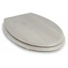 Beldray LA033710WOAKPFEU7 Wooden MDF Toilet Seat, Baltas Oak