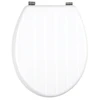 Beldray LA033758WFPEU7 Tongue &amp; Groove Toilet Seat