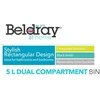 Beldray LA035235BLKFEU7 5-Litre Dual Compartment Bin – Juodas