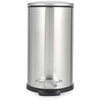 Beldray LA036683SSPEU7 Slimline D-Shaped Pedal Bin 5-Litre, Sidabrinis