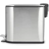 Beldray LA036683SSPEU7 Slimline D-Shaped Pedal Bin 5-Litre, Sidabrinis