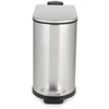 Beldray LA036683SSPEU7 Slimline D-Shaped Pedal Bin 5-Litre, Sidabrinis