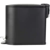 Beldray LA036690BLKPEU7 Slimline D-Shaped Pedal Bin 5-Litre, Baltas