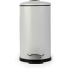 Beldray LA036690GRYPEU7 Slimline D-Shaped Pedal Bin - Pilkas 5-Litre