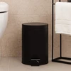 Beldray LA038098BPEU7 3 Litre Soft-Close Round Pedal Bin, Juodas