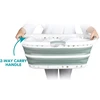 Beldray LA072979GRNFEU7 37 L Collapsible Hip Hugger Laundry Basket