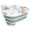 Beldray LA072979GRNFEU7 37 L Collapsible Hip Hugger Laundry Basket