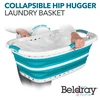 Beldray LA072979TQFEU7 37 LCollapsible Hip Hugger Laundry Basket