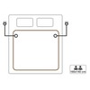 Beper Electric double heating blanket P203TFO110 kūno priežiūros priemonės Unisex