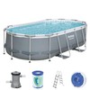 Bestway 56620 "Power Steel" 427 x 250 x 100 cm, ovalaus baseino rinkinys