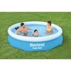 Bestway - Greitai paruošiamas baseino komplektas 3,05 m x 66 cm su filtro pompa (57458)