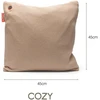 Bodi-Tek COZY Una Cushion Knitted &amp; Power Bank 10000 mAh, rusvai gelsvas