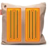 Bodi-Tek COZY Una Cushion Knitted &amp; Power Bank 10000 mAh, rusvai gelsvas