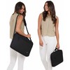 Case Logic | Invigo Eco Attaché | INVIA116 | Attaché | Shoulder strap | Juodas