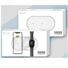 Devia 3In1 Charger for smart phone &amp; Applewatch &amp; Earphone V4 (10W) baltas