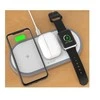 Devia 3In1 Charger for smart phone &amp; Applewatch &amp; Earphone V4 (10W) baltas