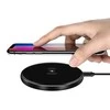 Devia Aurora Series Ultra-slim Wireless Quick Charger (V2) (10W) juodas