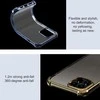 Devia blizgus smūgiams atsparus minkštas dėklas iPhone 12 Pro Max juodas