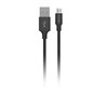 Devia Pheez Series Cable for Micro USB (5V 2.4A,25CM) juodas