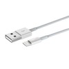 Devia kabelis Smart EC080 USB - Lightning 1,0 m 2,1A baltos spalvos