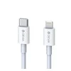 Devia „USB-C“ į „Lightning“ įkrovimo laidas, 1,5 m, baltas
