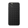 Dėklas Devia Woven Pattern Design Soft Case iPhone 11 Pro juodas