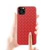 Dėklas Devia Woven Pattern Design Soft Case iPhone 11 Pro red