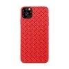 Dėklas Devia Woven Pattern Design Soft Case iPhone 11 Pro red