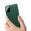 Dėklas Devia Woven Pattern Design Soft Case iPhone 11 Pro Max žalias