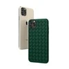 Dėklas Devia Woven Pattern Design Soft Case iPhone 11 Pro Max žalias