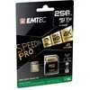 Atminties kortelė Karta Emtec Speedin Pro Micro SDXC 256 GB 10 klasės UHS-I/U3 A1 V30 (ECMSDM256GXC10SP)
