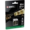 Atminties kortelė Emtec (ECMSD64GXC10SP)